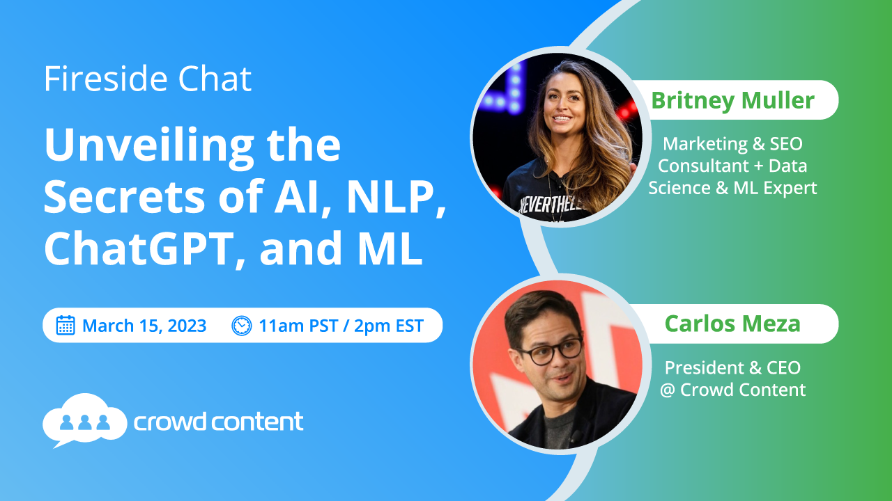 La Boutique Des Secrets Replay Unveiling the Secrets of AI, NLP, ChatGPT, and ML | Crowd Content